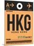 HKG Hog Kong Luggage Tag 2-NaxArt-Mounted Art Print