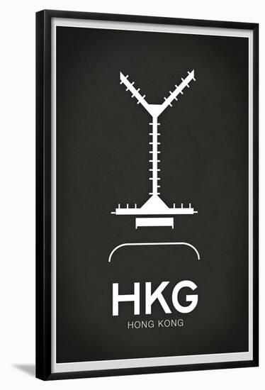HKG Hong Kong Airport-null-Framed Poster