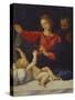 Hl.Familie, Sogenannte Madonna Del Velo. Kopie des Verschollenen Gemaeldes-Raphael-Stretched Canvas