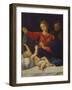 Hl.Familie, Sogenannte Madonna Del Velo. Kopie des Verschollenen Gemaeldes-Raphael-Framed Giclee Print