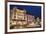 Hlavne Nam (Main Square) at Dusk, Bratislava, Slovakia, Europe-Ian Trower-Framed Photographic Print