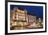 Hlavne Nam (Main Square) at Dusk, Bratislava, Slovakia, Europe-Ian Trower-Framed Photographic Print