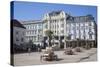 Hlavne Nam (Main Square), Bratislava, Slovakia, Europe-Ian Trower-Stretched Canvas