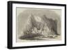 Hm Arctic Steam-Vessel Intrepid Driven Forty Feet Up an Iceberg, in Baffin's Bay-null-Framed Giclee Print