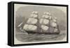 Hm Corvette Volage-Edwin Weedon-Framed Stretched Canvas