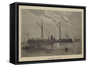 Hm Ironclad Hotspur-Walter William May-Framed Stretched Canvas