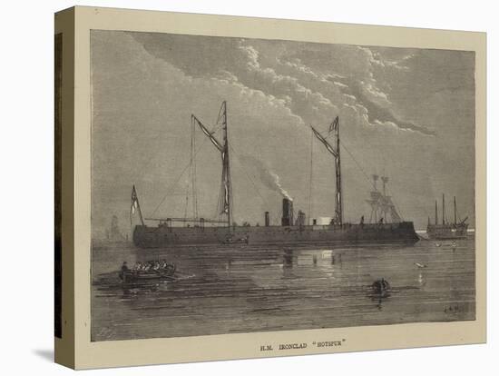 Hm Ironclad Hotspur-Walter William May-Stretched Canvas