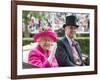 HM Queen Elizabeth and Prince Andrew at Royal Ascot-Associated Newspapers-Framed Photo