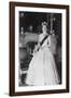 HM Queen Elizabeth II at Buckingham Palace, 12th March 1953-Sterling Henry Nahum Baron-Framed Photographic Print