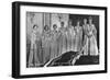 HM Queen Elizabeth II with Her Maids of Honour, the Coronation, 2nd June 1953-Cecil Walter Hardy Beaton-Framed Photographic Print