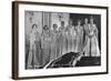 HM Queen Elizabeth II with Her Maids of Honour, the Coronation, 2nd June 1953-Cecil Walter Hardy Beaton-Framed Photographic Print