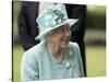 HM Queen Elizabeth in turquoise at Royal Ascot-Associated Newspapers-Stretched Canvas