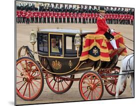 Hm Queen, Trooping Colour 2012, Queen's Birthday Parade, Whitehall, Horse Guards, London, England-Hans Peter Merten-Mounted Photographic Print