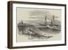 Hm Steam-Vessel Flamer, on a Reef South-East of Monrovia-null-Framed Giclee Print