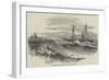 Hm Steam-Vessel Flamer, on a Reef South-East of Monrovia-null-Framed Giclee Print