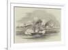 Hm Steamer Scourge Attacking Danish Accra-null-Framed Giclee Print