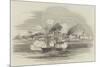Hm Steamer Scourge Attacking Danish Accra-null-Mounted Giclee Print