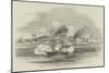Hm Steamer Scourge Attacking Danish Accra-null-Mounted Giclee Print