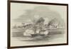 Hm Steamer Scourge Attacking Danish Accra-null-Framed Giclee Print