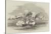 Hm Steamer Scourge Attacking Danish Accra-null-Stretched Canvas