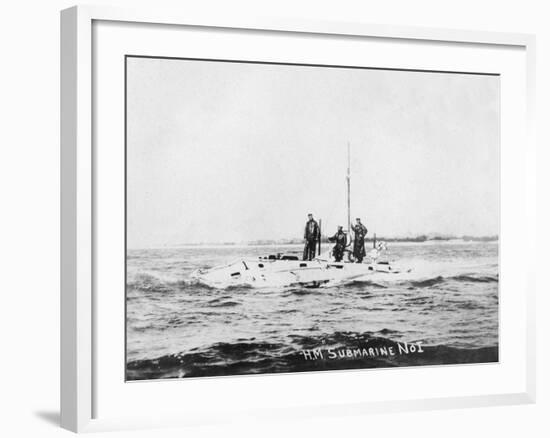 HM Submarine No1, C1908-null-Framed Giclee Print