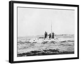 HM Submarine No1, C1908-null-Framed Giclee Print