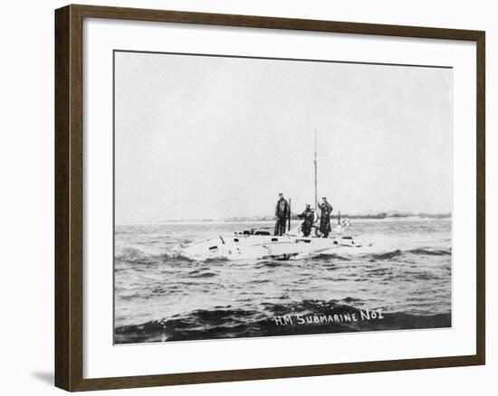 HM Submarine No1, C1908-null-Framed Giclee Print