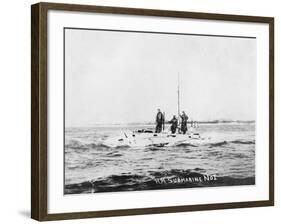 HM Submarine No1, C1908-null-Framed Giclee Print