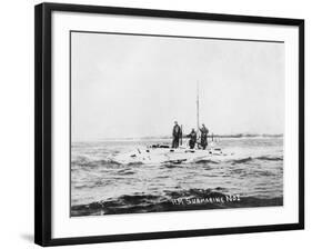 HM Submarine No1, C1908-null-Framed Giclee Print