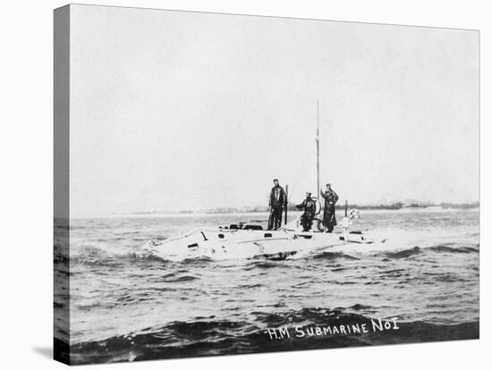 HM Submarine No1, C1908-null-Stretched Canvas
