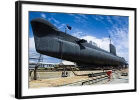 Hmas Ovens Submarine in the Western Australian Maritime Museum-Michael Runkel-Framed Photographic Print