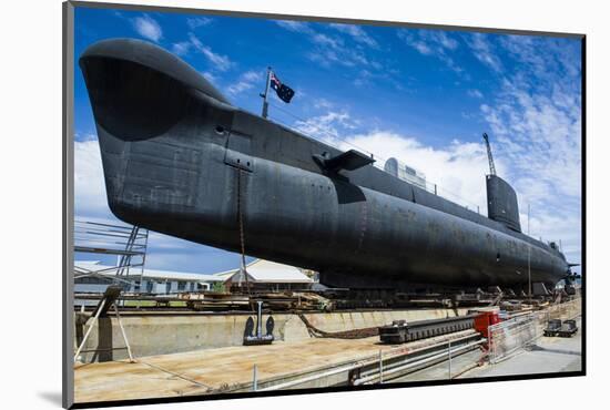 Hmas Ovens Submarine in the Western Australian Maritime Museum-Michael Runkel-Mounted Photographic Print