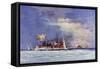 Hmas Sydney-Maurice Randall-Framed Stretched Canvas