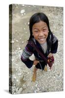 Hmong girl, Sapa-Godong-Stretched Canvas