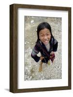 Hmong girl, Sapa-Godong-Framed Photographic Print