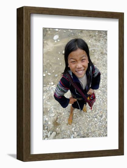 Hmong girl, Sapa-Godong-Framed Photographic Print