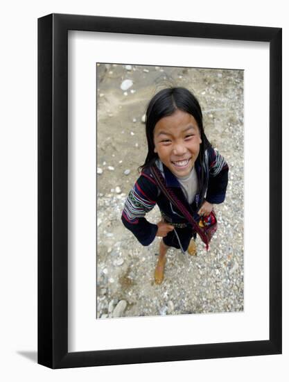 Hmong girl, Sapa-Godong-Framed Photographic Print