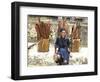 Hmong woman in Sapa region, North Vietnam-Godong-Framed Photographic Print