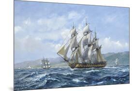 HMS Agamemnon Tolilon, Nelsons Favourite-Roy Cross-Mounted Giclee Print