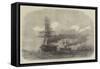 HMS Agincourt Aground on the Pearl Rock, Gibraltar Bay-Edwin Weedon-Framed Stretched Canvas