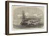 HMS Agincourt Aground on the Pearl Rock, Gibraltar Bay-Edwin Weedon-Framed Giclee Print