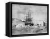 HMS Alert in Arctic Circle-null-Framed Stretched Canvas