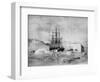 HMS Alert in Arctic Circle-null-Framed Photographic Print