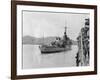 HMS Amethyst, after Action on the Yangtze River, 20th April 1949-null-Framed Giclee Print