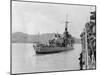 HMS Amethyst, after Action on the Yangtze River, 20th April 1949-null-Mounted Giclee Print