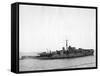 HMS Amethyst, after Action on the Yangtze River, 20th April 1949-null-Framed Stretched Canvas