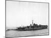 HMS Amethyst, after Action on the Yangtze River, 20th April 1949-null-Mounted Giclee Print