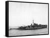 HMS Amethyst, after Action on the Yangtze River, 20th April 1949-null-Framed Stretched Canvas