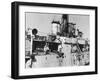 HMS Amethyst, after Action on the Yangtze River, 20th April 1949-null-Framed Giclee Print