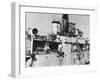 HMS Amethyst, after Action on the Yangtze River, 20th April 1949-null-Framed Giclee Print